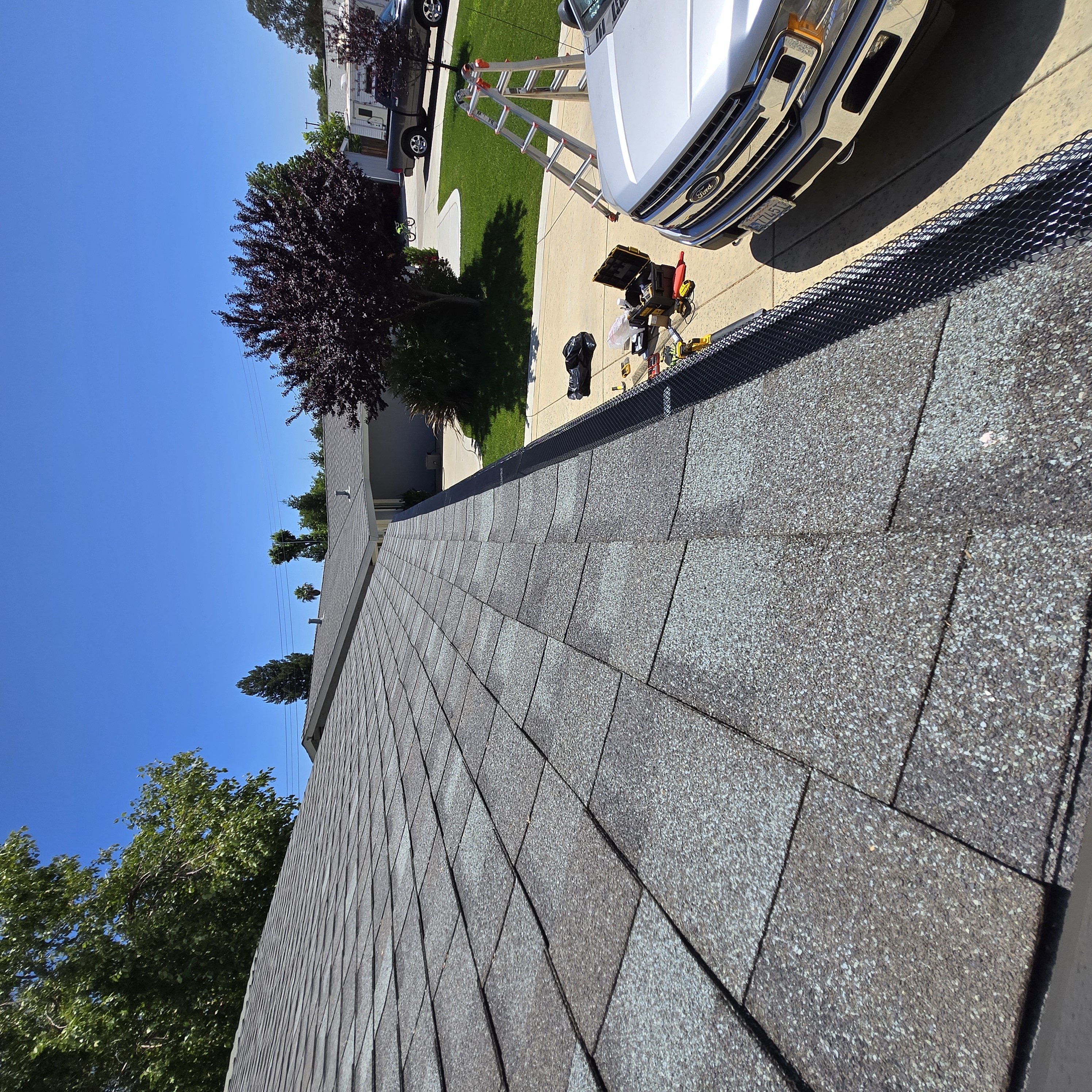 Rocklin Gutter Guard project 2 showcasing completed gutter work