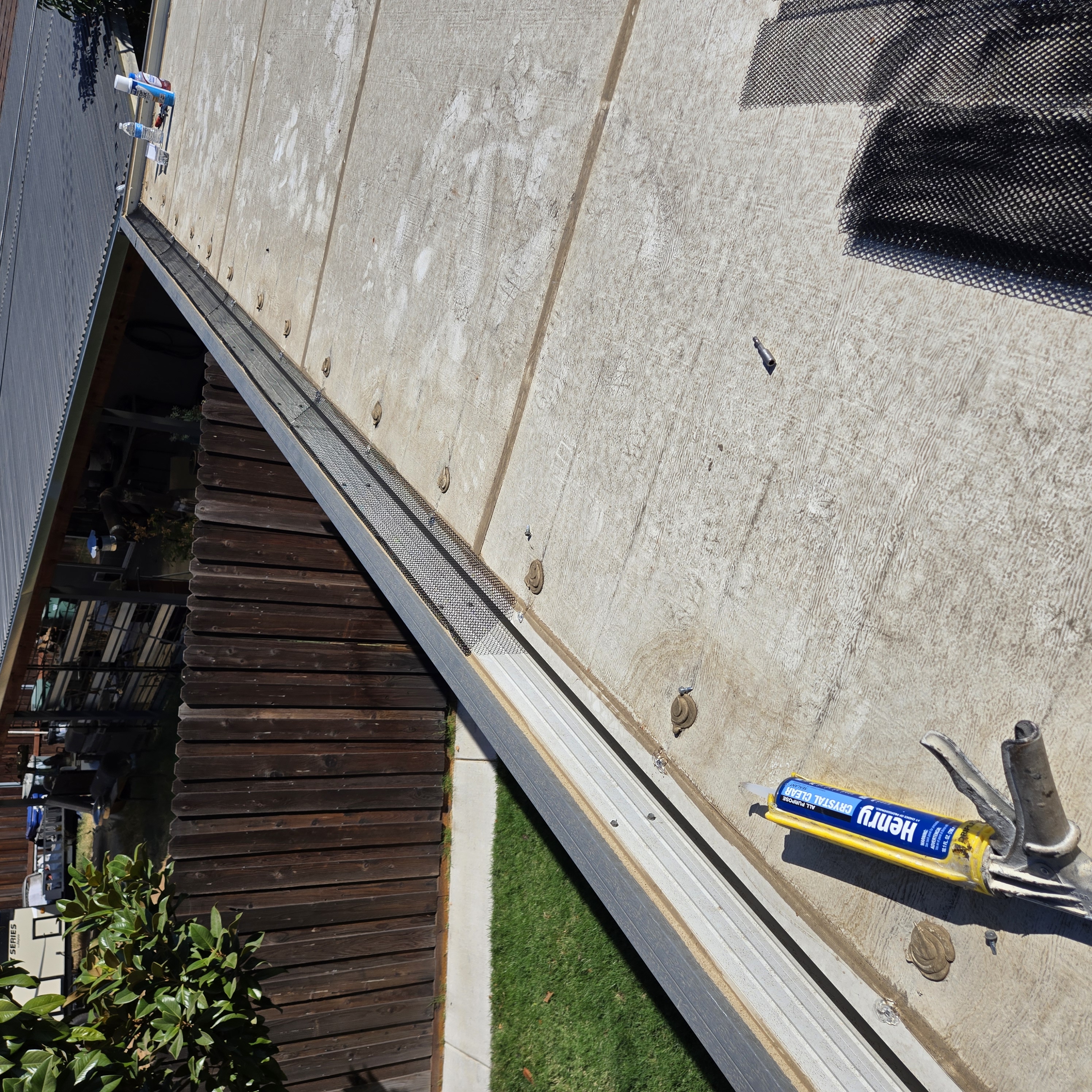 Rocklin Gutter Guard project 7 showing premium guard detail
