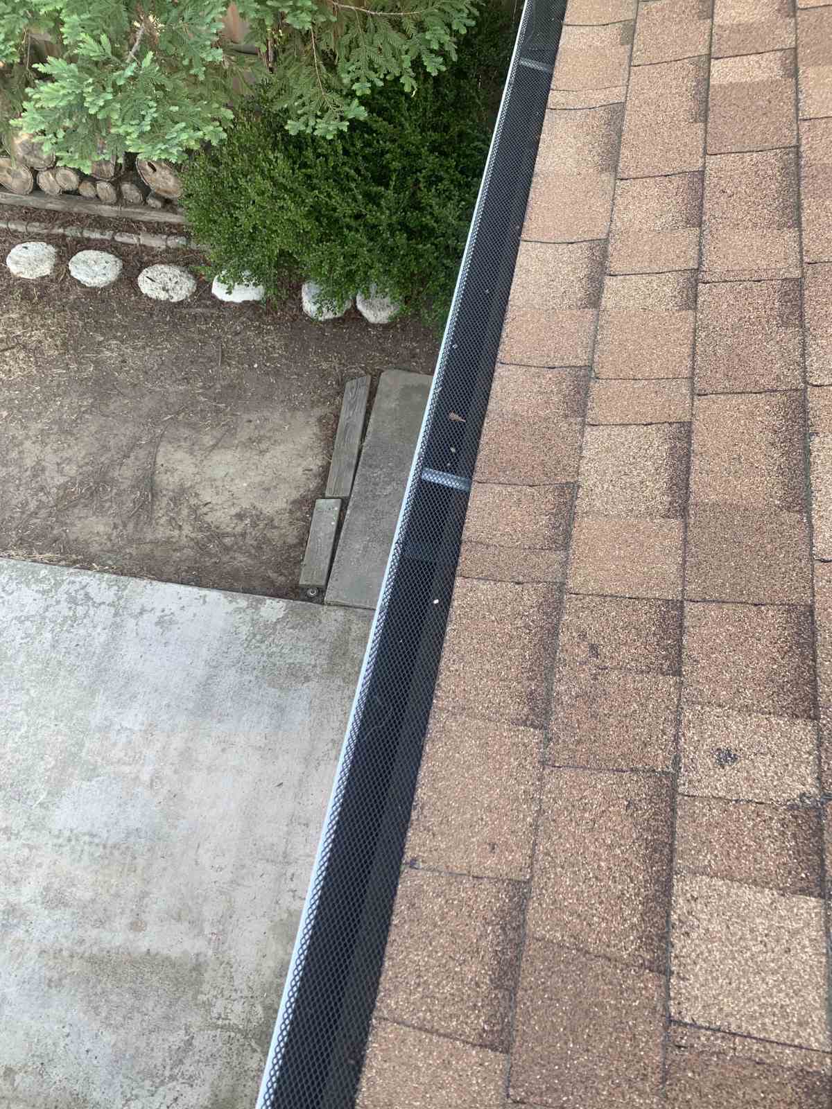 Rocklin Gutter Guard project 19 after final inspection